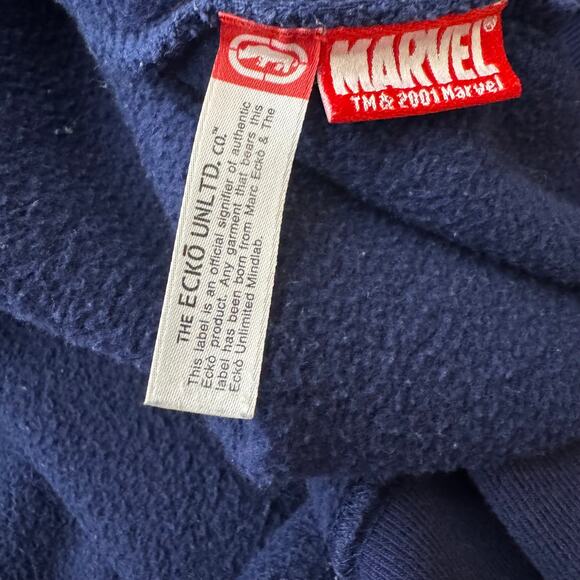 Vintage Ecko Unltd Marvel 2001 Comics Captain America Graphic Sweatshirt Size XL - Picture 14 of 15